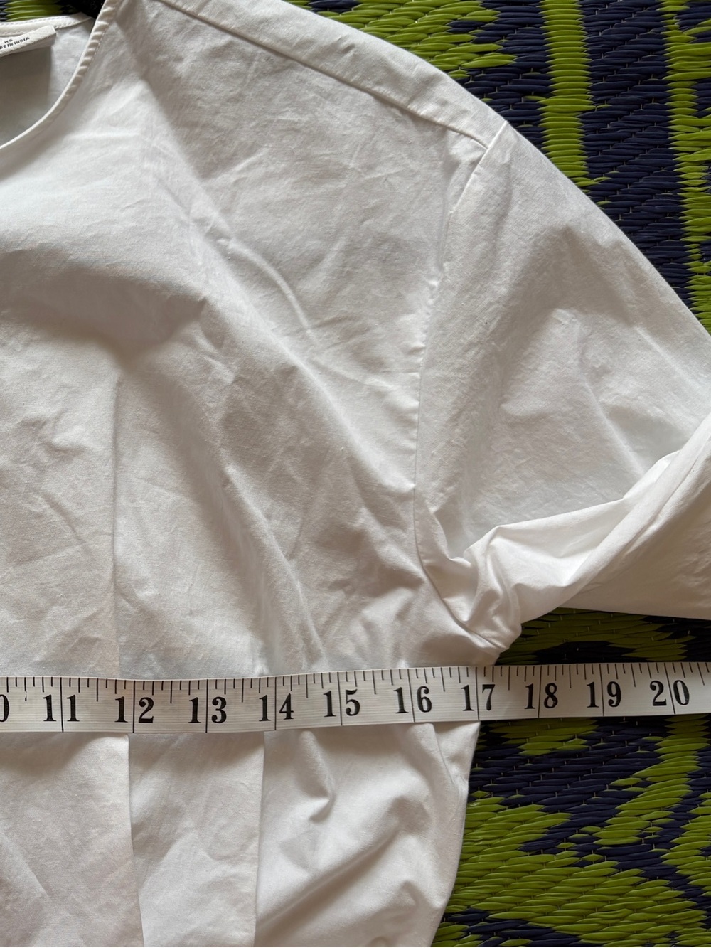 Aritzia Babaton Brighton Poplin White Midi Dress with 3/4 Sleeves XS Fit & Flare - Picture 14 of 15